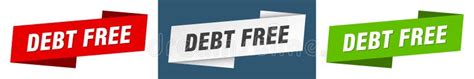 Debt Free Sign 的图像结果