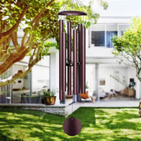Amazon.com : UNSENiii Wind Chimes Outdoor Deep Tone, 45 in Large Wind ...