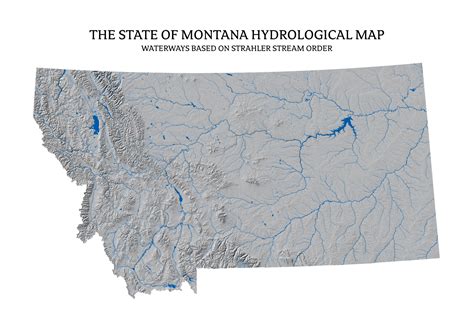 Montana - Rivers & Lakes Map - US River Maps