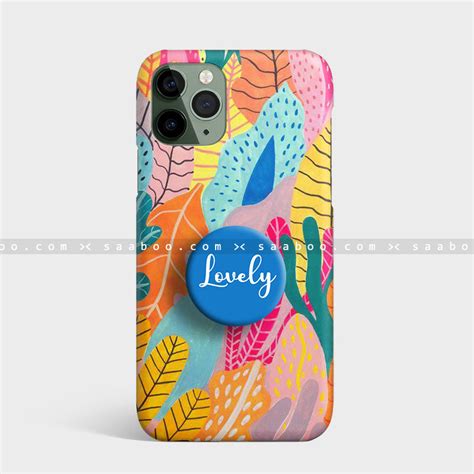 Blue floral Gripper Case – S A A B O O