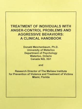 Buy Treatment of Individuals with Anger Control Problems and Agressive ...