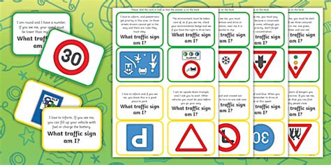 Card Game: Traffic Signs