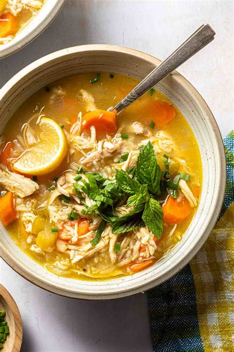 Lemon Ginger Chicken Soup - Simply Whisked