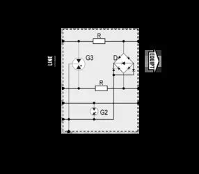 DLC-06D3 - 1-pair monobloc Telecom surge protector, CITEL