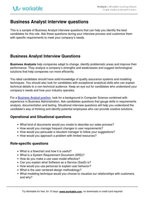 Business Analyst Interview Questions and Answers Master Class Free Course 的图像结果
