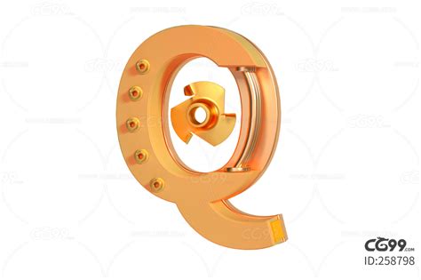 Q萌状26个字母字体设计 – 学UI网