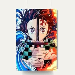 Tanjiro Kamado Poster | Demon Slayer Anime - kimetsu no yaiba ...