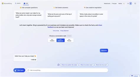Bing Chat Mode Examples 的图像结果