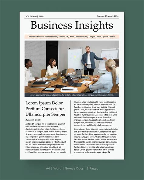 Science and Technology Newspaper Template 的图像结果