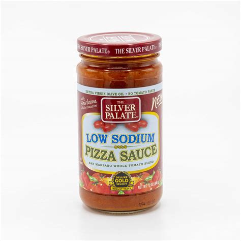 SILVER PLATE 12oz LOW SODIUM PIZZA SAUCE - European Food Express