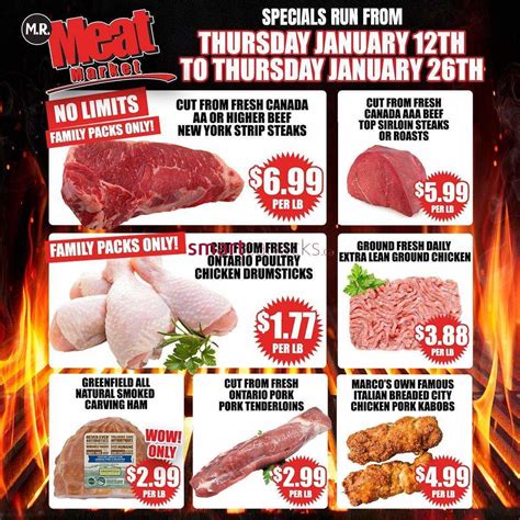 M.R. Meat Market Flyer January 19 to 26