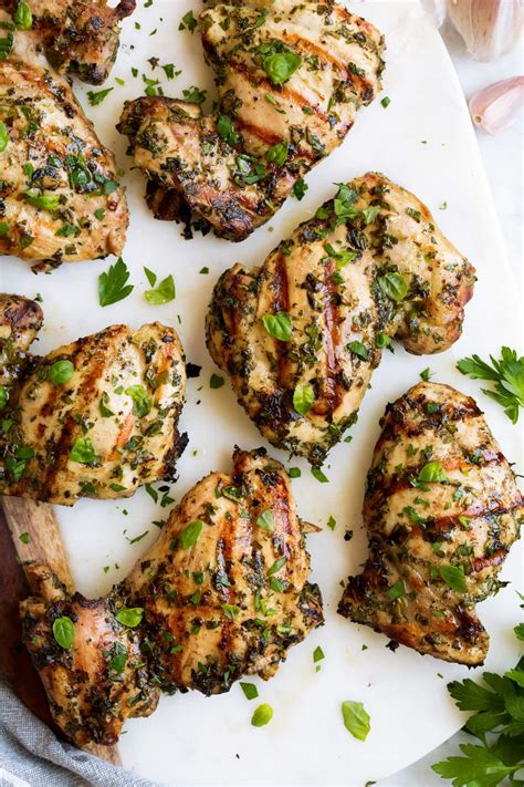Grilled Chicken Thighs with Garlic and Herbs - Cooking Classy