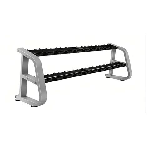 2 Tier Dumbbell Rack Efficient Storage Solution | Life Fit India