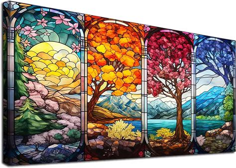 4 Season Tree Diamond Painting