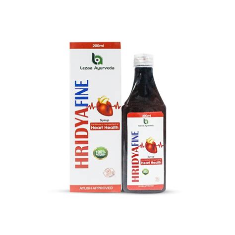 Hridya Fine Syrup - Lezaa Ayurveda