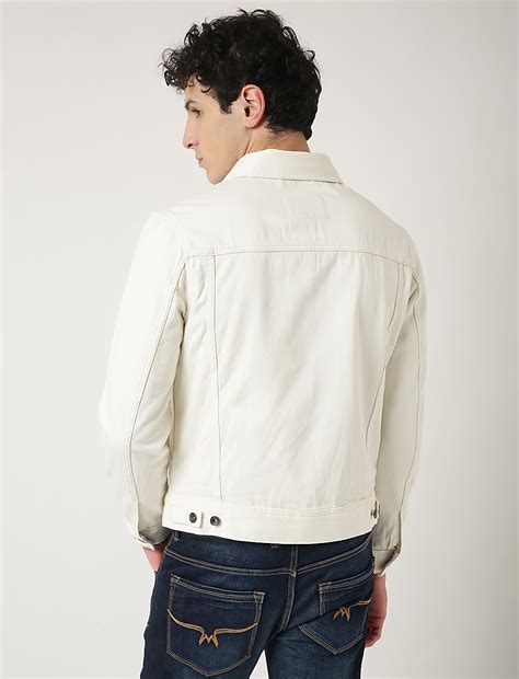 Buy Cotton Mix Plain Spread Collar Denim Jacket at Marks & Spencer