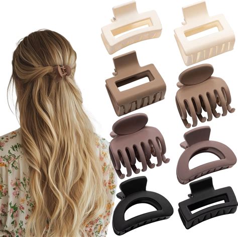 Amazon.com: 16 PCS Small Hair Clips for Women & Girls, Durable Matte ...