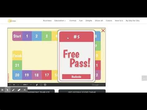 Digital Board Game, an interactive template for Google Slides ...