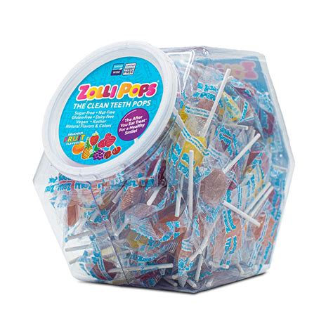 Zollipops The Clean Teeth Pops, Anti Cavity Lollipops, Delicious ...