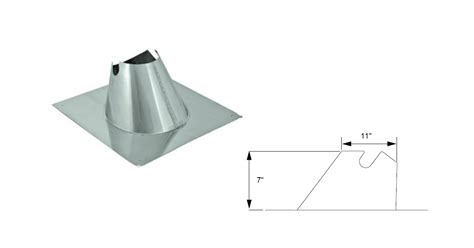 DuraVent FSVPF9 9 Inch Variable Pitch Flashing From the FasNSeal Series ...