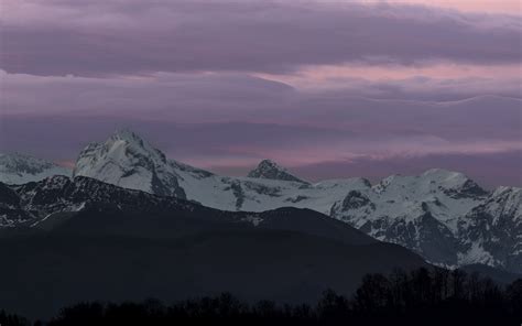 Download wallpaper the sky, clouds, snow, mountains, nature, rocks ...