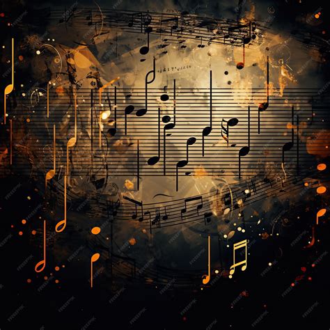 Premium Photo | Music sheet texture paper