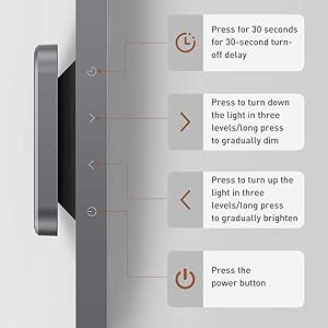Buy Baseus Modern Touch Control Battery Powered, Rechargeable Wireless ...