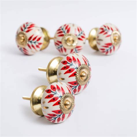 Buy Corsica Venice Set of 6 Ceramic Drawer Knobs from Corsica by Home ...