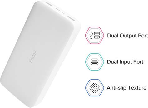 REDMI 20000 mAh 18 W Power Bank Price in India - Buy REDMI 20000 mAh 18 ...