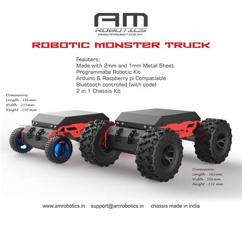 PROGRAMMABLE ROBOTIC MONSTER TRUCK 2-in-1 DO IT YOURSELF BLUETOOTH/MOB ...