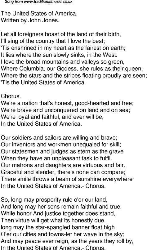 50 states song lyrics