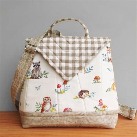 Quilted Backpack Pattern 的图像结果