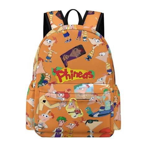 Phineas And Ferb Leisure Travel Backpacks 3D-printed cute school ...