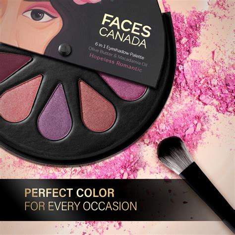 6 in 1 Eyeshadow Palette – Faces Canada