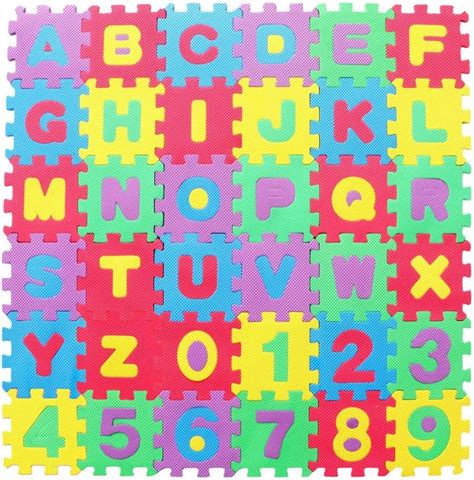 Shop 36pcs Learning Alphabet Letter Puzzle Foam ABC Floor Mat Baby ...