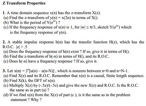 Image result for Basic Z Transform Formula