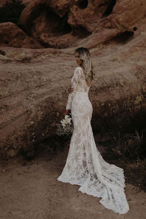 Long sleeve wedding dresses – Artofit