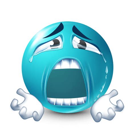 Shock Blue Emoji
