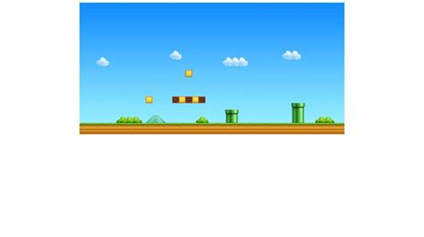 How to Make Mario Game in HTML CSS JavaScript 的图像结果