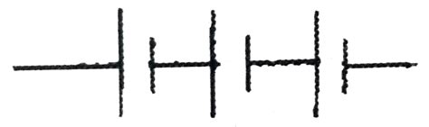 Three dry cells are connected as shown in the figure. If e.m.f of each ...