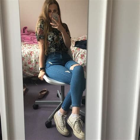 8/195 on Instagram: “me on a chair” | Mirror selfie, Legs, Selfie