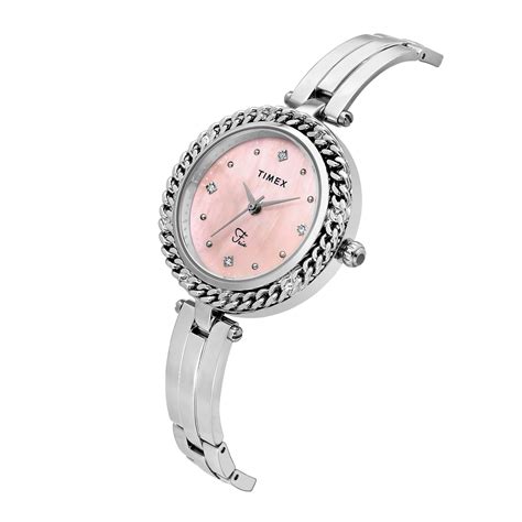 TIMEX Fria Pink Round Dial Analog Women's Watch - TWEL24100