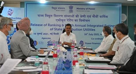 Power Minister RK Singh released 9th Integrated Ratings for State Power ...