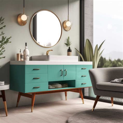 Mid Century Modern Bathroom Vanity