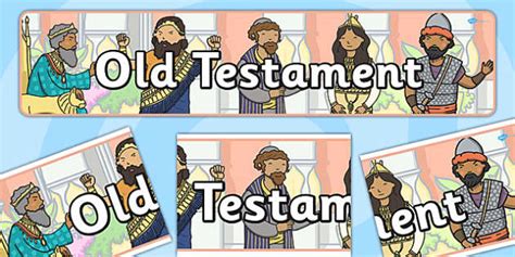 Old Testament Display Banner (teacher made) - Twinkl