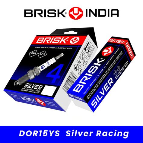 DOR15YS Silver Racing – BRISK Spark Plugs