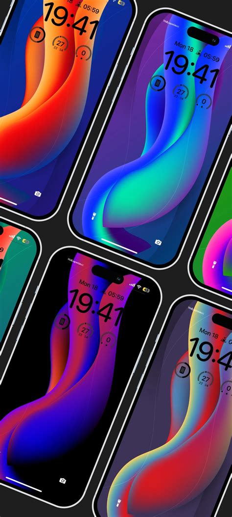 Phone Wallpaper Pack | Smooth Aesthetic Abstract Design
