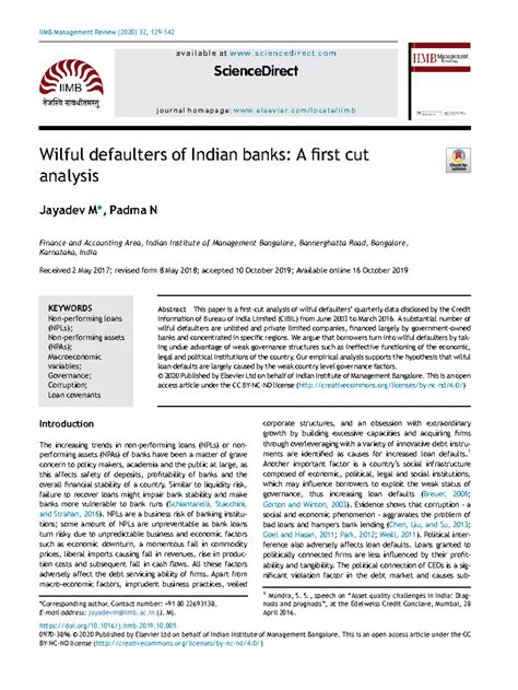 Wilful-defaulters-of-Indian-banks-A-first-cut-ana 2020 IIMB-Management ...