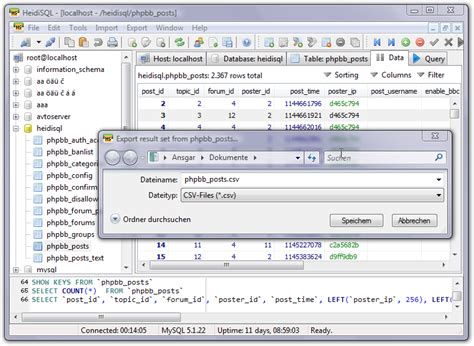 Software-update: HeidiSQL 4.0 - Computer - Downloads - Tweakers