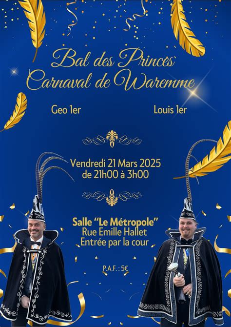 Bal des Princes Carnaval de Waremme, Salle Polyvalente Du Métropole ...
